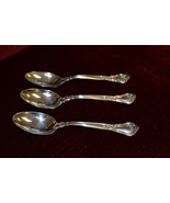 Gorham Chantilly Sterling Silver Three Tea Spoons 5 3/4&quot; - £69.29 GBP