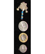Vintage Button Covers Ethnic Tribal Yemeni and Middle East Coins - £11.85 GBP