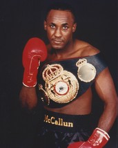 MIKE McCALLUM 8X10 PHOTO BOXING PICTURE WITH BELT - £3.88 GBP