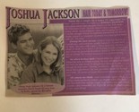 Joshua Jackson Teen Magazine Article Hair Today And Tomorrow Vintage ART1 - $6.92