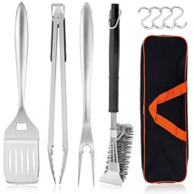 Grilling Utensil Set 18In, Stainless Steel Bbq Accessories Tools With Ba... - £36.35 GBP