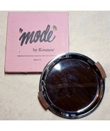 Vintage Kromex MCM Chrome 16&quot; Round Made in USA Wood Handle Platter Tray - $559.52 MXN