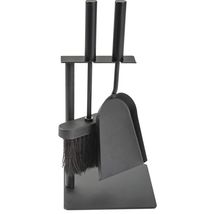All Black Wood Stove Tool Set - Essential Hearth Tidy Accessories for Sa... - $48.46