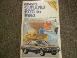 1970 1984 Subaru Tune Up Service Repair Shop Manual FACTORY OEM BOOK 71 74 77 80 - $30.02