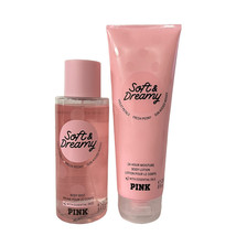 Victoria&#39;s Secret Pink Soft &amp; Dreamy Fragrance Mist and Lotion Set - £30.76 GBP