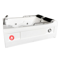 Whirlpool White Bathtub Hydrotherapy SPA Hot Tub 2 persons LULU with Heater - £2,477.20 GBP
