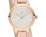 I.N.C. Womens Blush Faux Leather Double Wrap Strap Rose Gold Tone Watch ... - £27.96 GBP