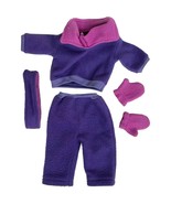 Sophia&#39;s; fits American Girl Doll Clothes WARM WINTER PURPLE OUTFIT - £15.79 GBP