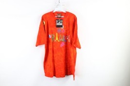NOS Vintage 90s Streetwear Mens L / XL Spell Out Acid Wash France T-Shirt USA - £35.48 GBP