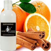 Cinnamon &amp; Sweet Orange Scented Body Wash/Shower Gel/Bubble Bath/Liquid Soap - £10.20 GBP+