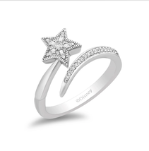 1/8 CTTW Diamonds Tinker Bell Fashion Ring  with Diamond Accent  Wedding Ring - £40.16 GBP