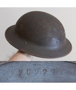 Original WWI British Mark I Brodie Helmet 1917 leather liner ZC 222 doug... - $234.99