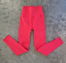 Fabletics SculptKnit Red Leggings XS S - £9.75 GBP