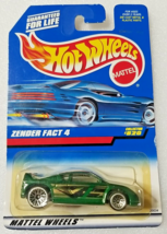 Hot Wheels Zender Fact 4 #820 Mattel Diecast 1997 Green New 2 - $4.89