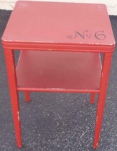 Dual Level Solid Wood Accent Table – UNIQUELY PAINTED – GREAT COLOR – GD... - $148.49