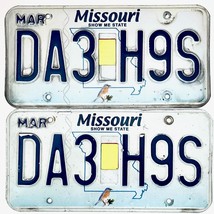  United States Missouri Show Me State Passenger License Plate DA3 H9S - £20.31 GBP