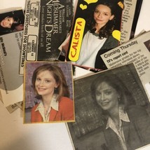 Calista Flockhart Vintage &amp; Modern Clippings Lot Of 20 Small Images And Ads - £3.87 GBP