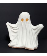 NEW RARE Pottery Barn Short  Handcrafted Ceramic Ghost Luminary 10&quot; w x ... - £124.19 GBP