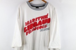 NOS Vintage 90s Marithe Francois Girbaud Mens 4XL Spell Out T-Shirt White Cotton - £70.14 GBP