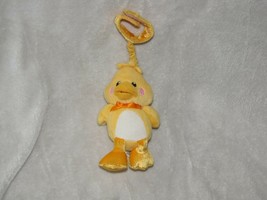 Fisher Price Baby Toy Stuffed Plush Duck Chick Crinkle Crackle Attach 2 Play Gym - £15.42 GBP