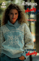 WOMEN MENS KNITS PATONS #632 THE CHUNKY STORY - KNITS UP FAST! - £3.90 GBP