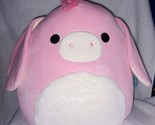 Squishmallows Maudie the Pink Donkey with White Fuzzy Tummy 12&quot; NWT - $30.57