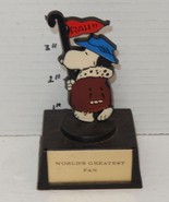 Vintage 1970s Peanuts Snoopy Worlds Greatest Fan Trophy By Aviva - €25,41 EUR