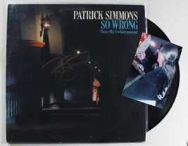 Pat Simmons Signed Autographed &quot;So Wrong&quot; Record Album w/ Proof Photo - £39.56 GBP