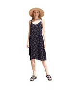 Dare To Dress Black Floral Daisey Print Spaghetti Strap 90s Vntg Dress S... - $535.91 MXN