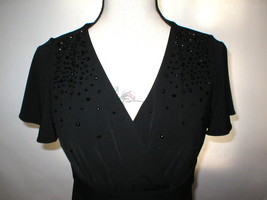 New NWT Womens MP P M Petite Calvin Klein Dress Black Studs Party Date Work  SS - £141.34 GBP