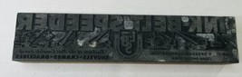 Link Belt Speeder Rubber Stamp Shovels Cranes Draglines Large 7”  Vintage  - $57.90