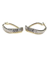Women&#39;s Earrings 14kt Yellow and White Gold 463589 - $243.75 CAD
