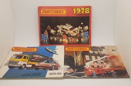 Vintage 1978-1981 Matchbox Reference Book Catalog Lot of 3 - £19.17 GBP