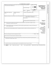 IRS Approved - 1098-C Copy C Tax Form - $21.00+