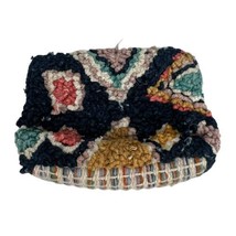 Anthropologie Jasper &amp; Jeera Shag Coin Purse Pinch Open Hinge Crochet Yarn - $23.35