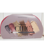 bareMinerals PRETTY CHIC 7 pc set eyes cheeks lip brush+ bag HTF LQQK moxie - $32.99