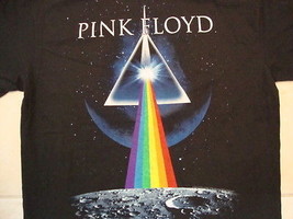 Pink Floyd Rock Band Music Dark Side Of The Moon Album Black T Shirt Size L - £14.81 GBP