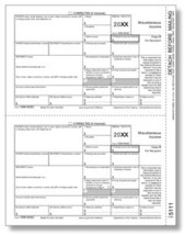 Irs Approved 1099 Misc Copy B Tax Form - $14.50+