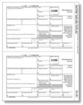 IRS Approved 1099-MISC Copy C Tax Form - $14.50+