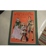 American Family of the Colonial Era Paper Dolls Book in Full Color by To... - $27.22 CAD
