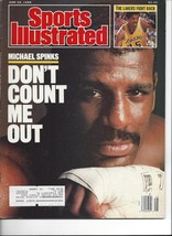 Michael Spinks Boxing Sports Illustrated Si June 1988 Magazine With Label - $1.97