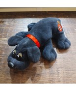 Tonka pound puppy 1986 Black stuffed vintage . 7.5 inches long - $7.60