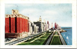 The Conrad Hilton Hotel Chicago Postcard Unposted - £7.85 GBP