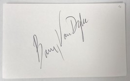 Barry Van Dyke Signed Autographed Vintage 3x5 Index Card #3 - $15.00