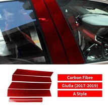    Window B-pillars Decorative Stickers FOR Alfa Romeo Giulia 2017-2019  Styling - £71.99 GBP