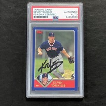 2003 Topps #311 Kevin Youkilis Signed Card AUTO PSA Slabbed Red Sox - £78.62 GBP