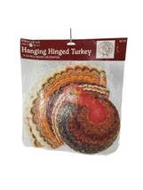 American Greetings Hanging Hinged Turkey Diecut Cutouts 14-3/4 Hinged Decoration - £7.02 GBP