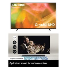 SAMSUNG 85-Inch Class Crystal 4K UHD AU8000 Series HDR/w B57C soundbar w... - £2,214.37 GBP