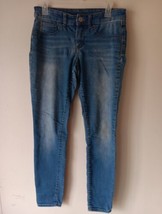 So Jeggings Womens Juniors Size 9 Lighter Wash Mid Rise Cotton Spandex B... - $11.88