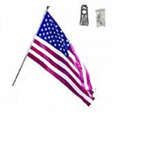 K&#39;s Novelties 3 x 5 Foot Polycotton US American Flag Kit with 6 Foot Steel Pole  - £23.88 GBP